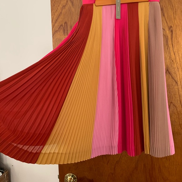 J. Crew pleated ombre flowy skirt NWT - Picture 4 of 4